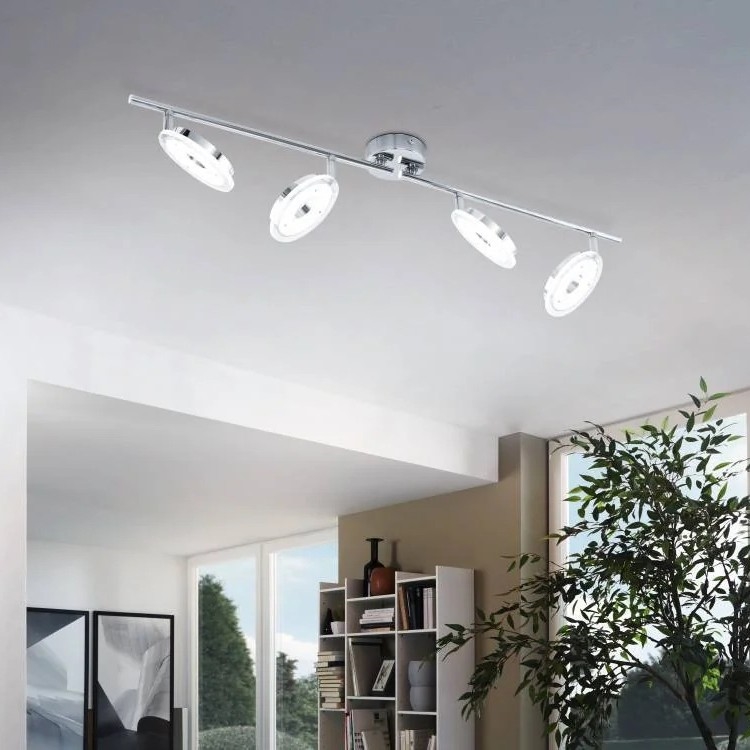 Eglo 78684 - LED spotgaismeklis DORNES 4xLED/4,5W/230V glancēts hroms