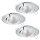 Eglo 78708 - KOMPLEKTS 3x LED Iegremdējama lampa TEDO 1xGU10/5W/230V
