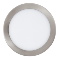 Eglo 78729 - LED dimmējams iebūvējamais griestu gaismeklis FUEVA LED/16,5W/230V matēts hroms Ø 22,5 cm