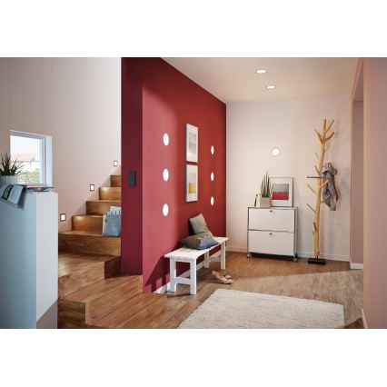 Eglo 78773 - LED dimējams iebūvējamais griestu gaismeklis FUEVA LED/10,9W/230V 3000K balts Ø 17 cm