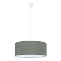 Eglo 79067 - Lustra uz auklas SITIA 3xE27/60W/230V pelēka