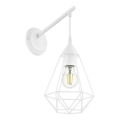 Eglo 79084 - sienas gaismeklis BYRON 1xE27/60W/230V balts