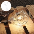 Eglo 79085 - Galda lampa ar spraudni BYRON 1xE27/60W/230V balta