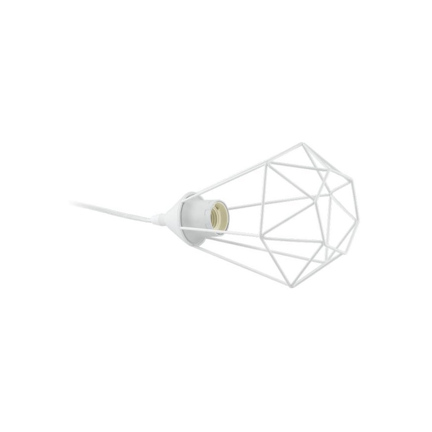 Eglo 79085 - Galda lampa ar spraudni BYRON 1xE27/60W/230V balta