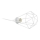 Eglo 79085 - Galda lampa BYRON 1xE27/40W/230V balta