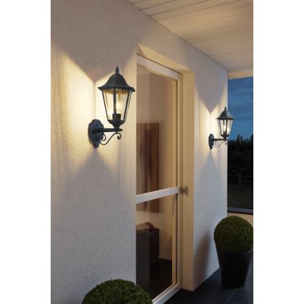 Eglo 79267 - Āra sienas lampa NAVEDO 1xE27/60W/230V IP44