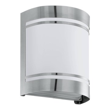 Eglo 79283 - Āra sienas lampa CERNO 1xE27/40W/230V spīdīgi hromēts IP44