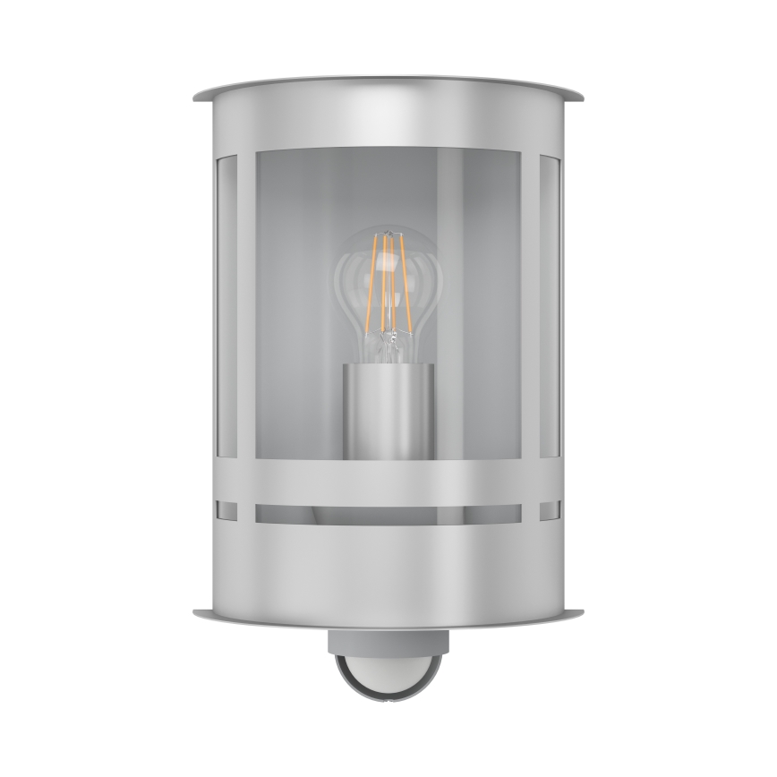 Eglo 79286 - Āra sienas lampa ar krēslas un kustības sensoru TRIBANO 1xE27/60W/230V IP44