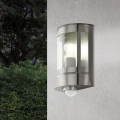 Eglo 79286 - Āra sienas lampa ar krēslas un kustības sensoru TRIBANO 1xE27/60W/230V IP44