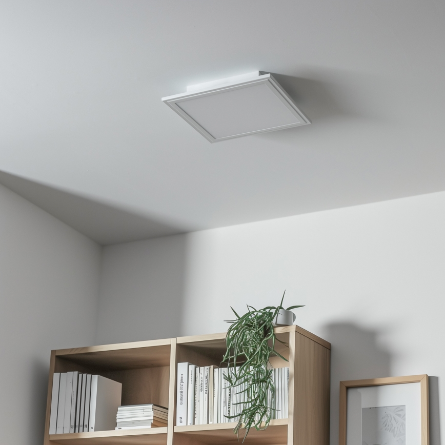 Eglo 79322 - LED Aptumšojama griestu lampa SALOBRENA LED/16W/230V 4000K 30x30 cm balta