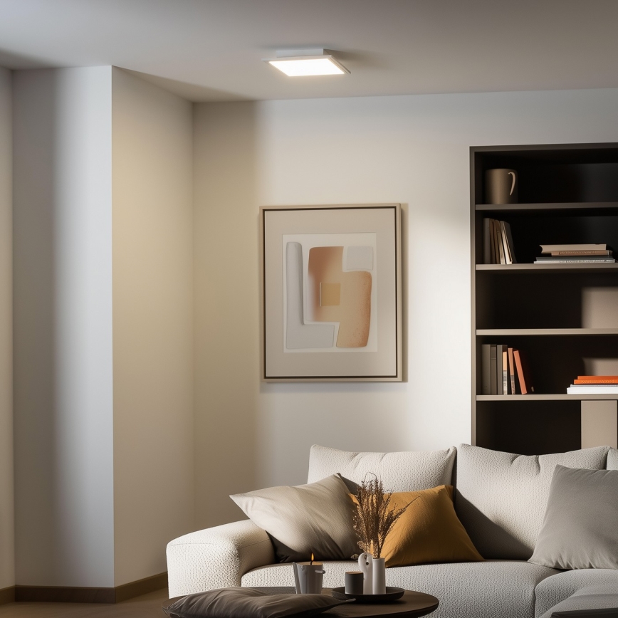 Eglo 79322 - LED Aptumšojama griestu lampa SALOBRENA LED/16W/230V 4000K 30x30 cm balta