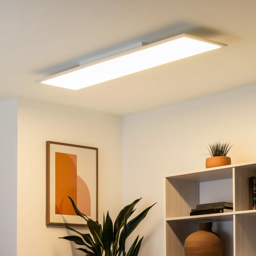 Eglo 79328 - LED Griestu lampa SALOBRENA-RW LED/34W/230V 2700/4000K 120x30 cm balta