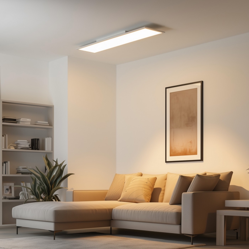 Eglo 79328 - LED Griestu lampa SALOBRENA-RW LED/34W/230V 2700/4000K 120x30 cm balta
