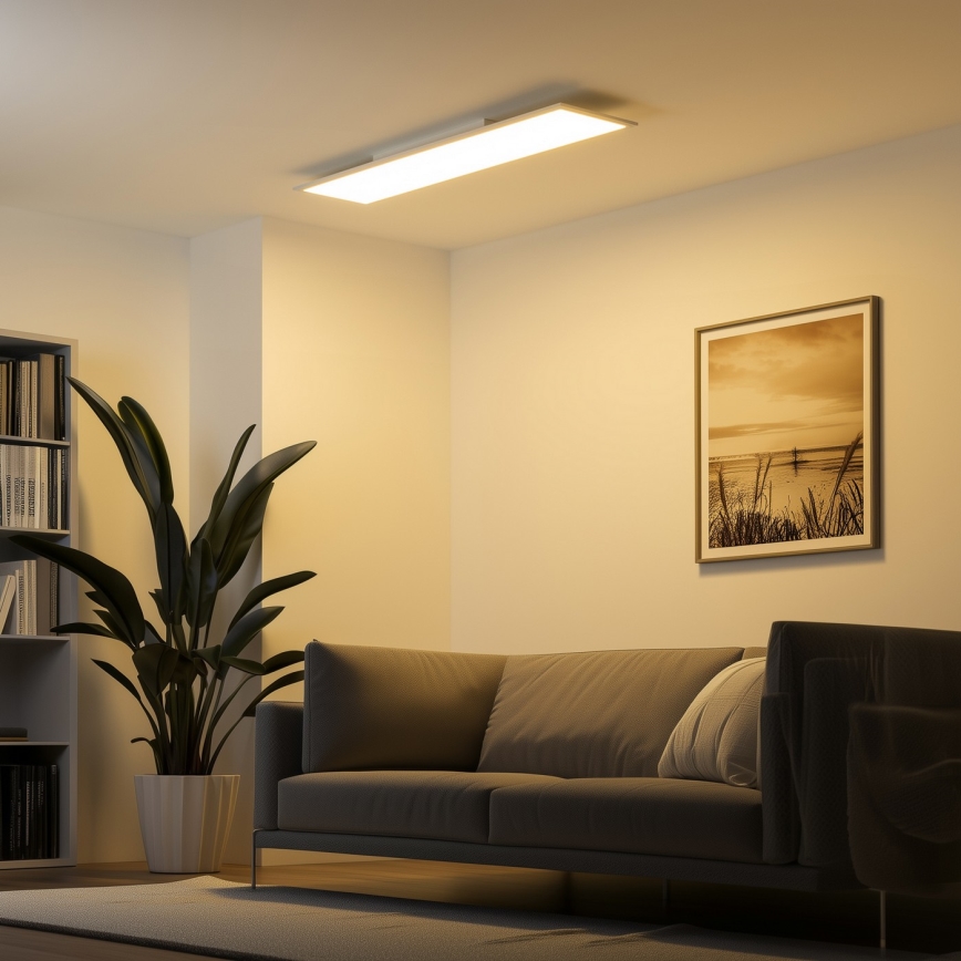 Eglo 79328 - LED Griestu lampa SALOBRENA-RW LED/34W/230V 2700/4000K 120x30 cm balta