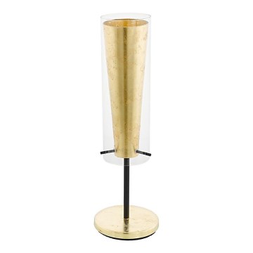 Eglo 79345 - Galda lampa PINTO GOLD 1xE27/40W/230V zelta