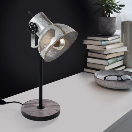 Eglo 79365 - Galda lampa BARNSTAPLE 1xE27/40W/230V