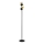 Eglo 79376 - Grīdas stāvlampa FIUMARA 2xE27/60W/230V melna/zelta