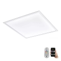 Eglo 79467 - LED Aptumšojama griestu lampa POZZALLO LED/21W/230V 2700-6500K 45x45 cm balta + tālvadības pults