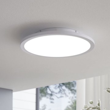 Eglo 79469 - LED Aptumšojama griestu lampa POZZALLO LED/21W/230V 2700-6500K balta + tālvadības pults