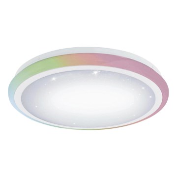 Eglo 79512 - RGB LED dimmējams griestu gaismeklis LIPARI LED/24W/230V + tālvadība