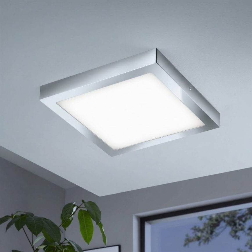 Eglo 79528 - LED Vannas istabas griestu lampa DURANGO LED/22W/230V 30x30 cm IP44