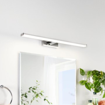 Eglo 79533 - LED Vannas istabas spoguļa apgaismojums SARNOR LED/11W/230V 60 cm IP44 spīdīgi hromēts