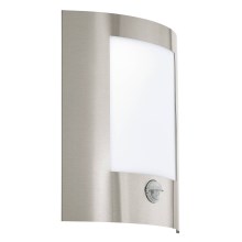 Eglo 79601 - Āra sienas lampa ar sensoru FIDELIDAD 1xE27/60W/230V IP44