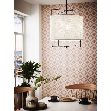 Eglo 79644 - Lustra ar auklu BRIDEKIRK 1xE27/40W/230V