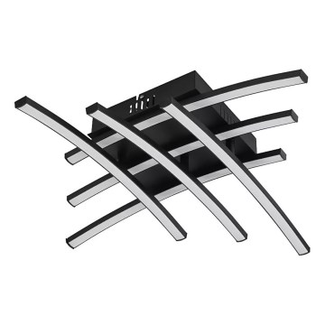 Eglo 79747 - LED griestu gaismeklis BERYL LED/25,2W/230V 4000K melns