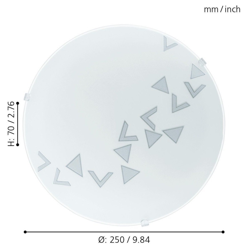 Eglo - Griestu lampa 1xE27/60W/230V