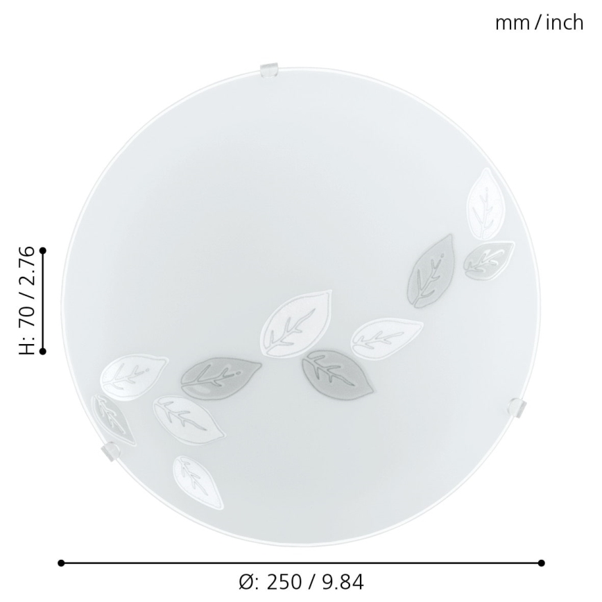 Eglo - Griestu lampa 1xE27/25W/230V