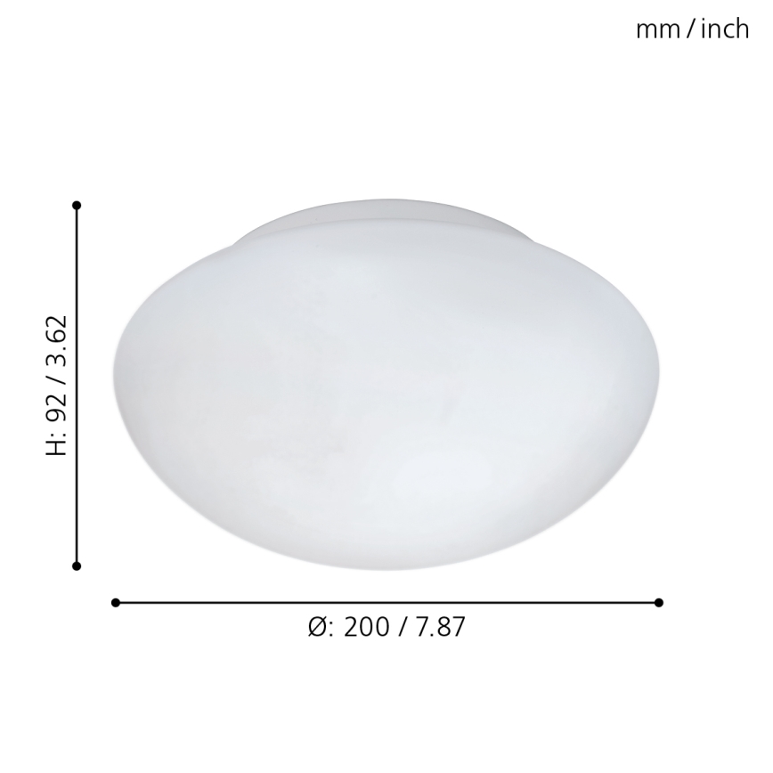 Eglo - Griestu lampa 1xE27/60W/230V