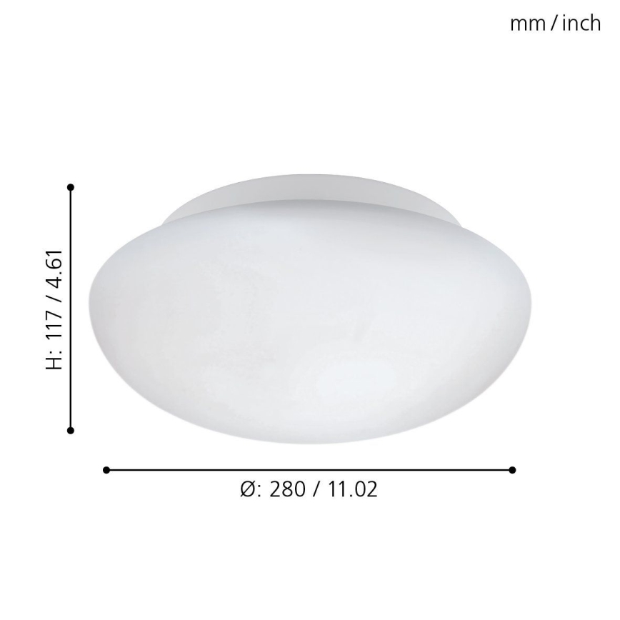 Eglo - Griestu lampa 1xE27/60W/230V
