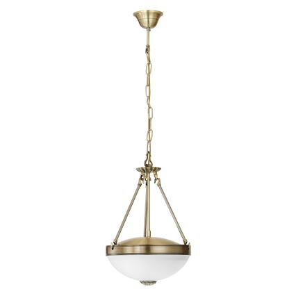 EGLO - Lustra ar ķēdi 2xE27/60W/230V bronza