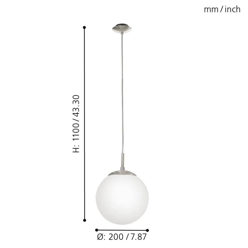 EGLO - Lustra ar auklu 1xE27/60W/230V d. 20 cm
