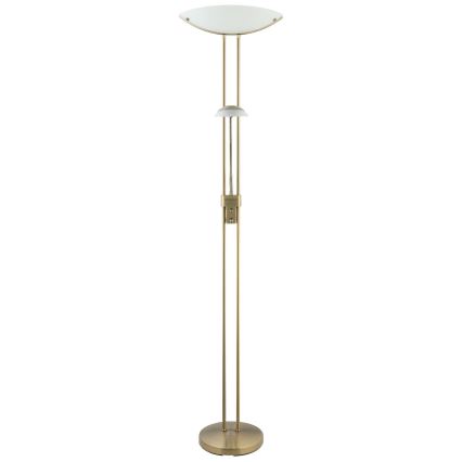 EGLO - Aptumšojama grīdas stāvlampa BAYA 1xR7s/230W + 1xG9/33W bronza