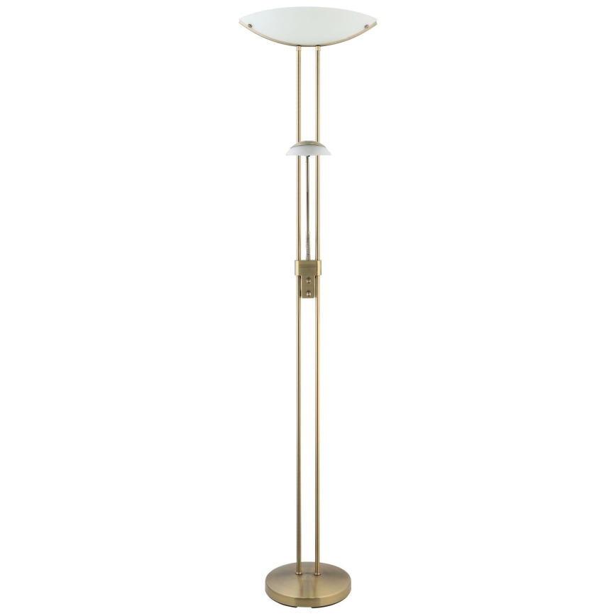 EGLO - Aptumšojama grīdas stāvlampa BAYA 1xR7s/230W + 1xG9/33W bronza