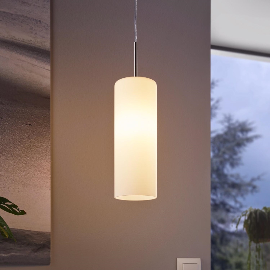 EGLO 85977 - Lustra uz vada TROY 3 1xE27/60W balta