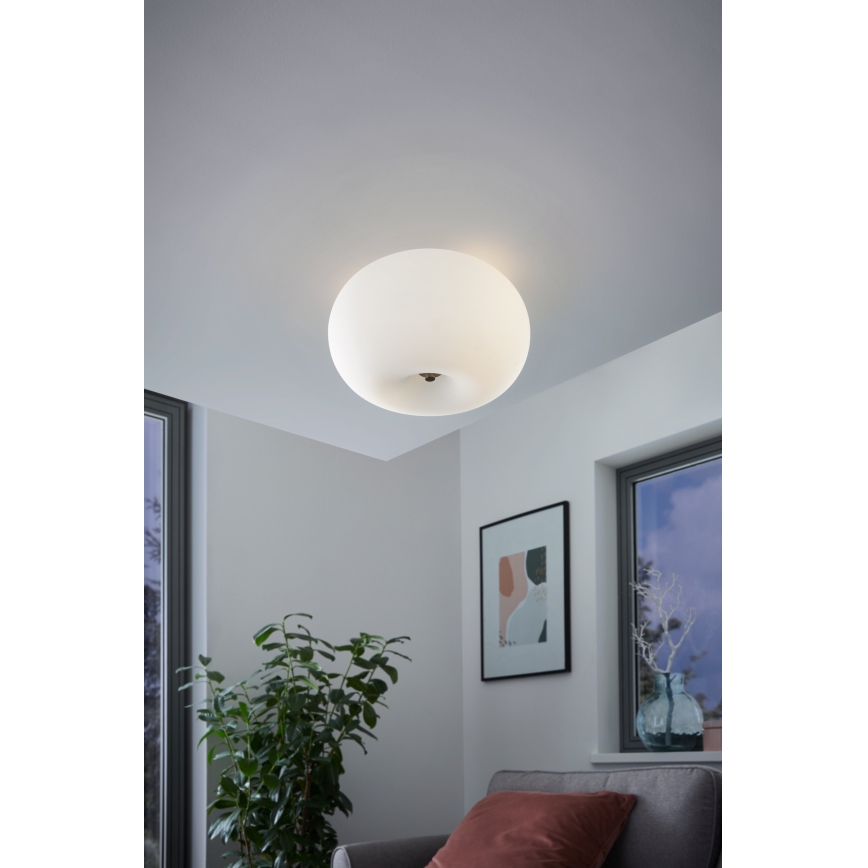 EGLO - Griestu lampa OPTICA 2xE27/60W d. 28 cm