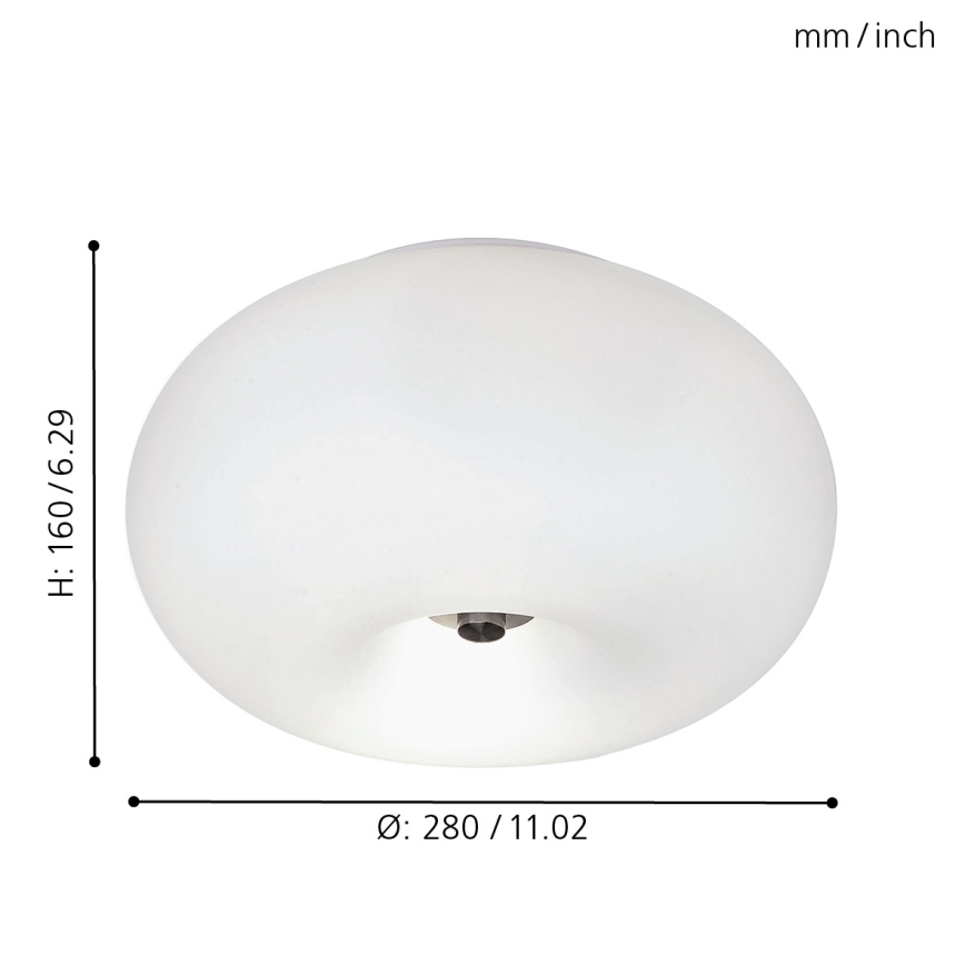EGLO - Griestu lampa OPTICA 2xE27/60W d. 28 cm