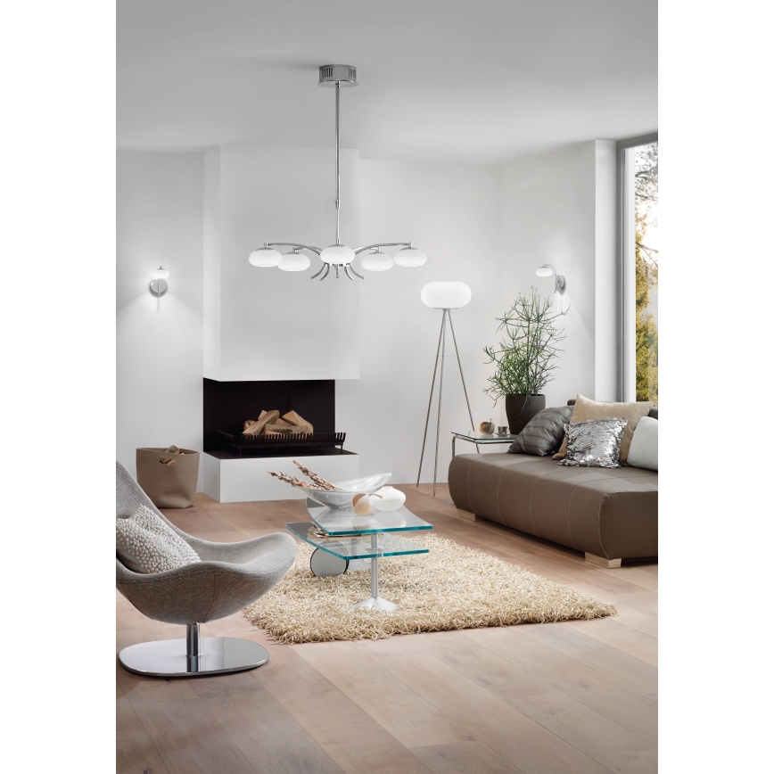 EGLO - Grīdas stāvlampa OPTICA 2xE27/60W d. 35 cm