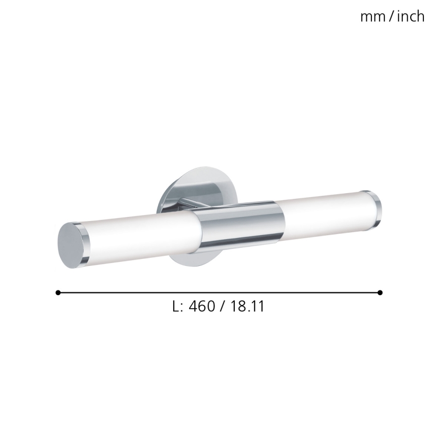 Eglo - Vannas istabas sienas lampa 2xE14/40W/230V IP44