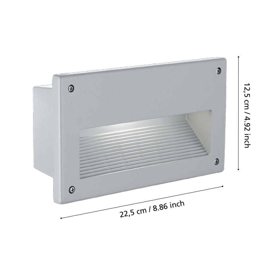 Eglo - Āra iegremdēts gaismeklis 1xE14/60W/230V