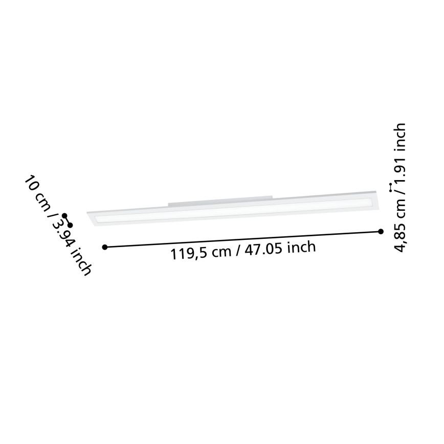 Eglo - LED Aptumšojama griestu lampa LED/33,5W/230V 2700-6500K balta ZigBee