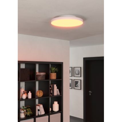 Eglo - LED RGBW Aptumšojama griestu lampa LED/22,4W/230V ZigBee