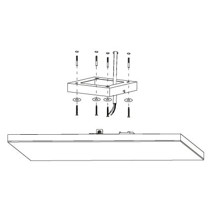 Eglo - LED RGBW Aptumšojama griestu lampa LED/32,4W/230V ZigBee