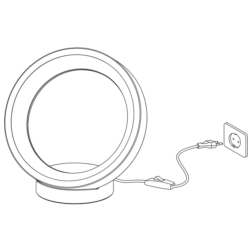 Eglo - LED RGBW Aptumšojama galda lampa LED/16W/230V ZigBee