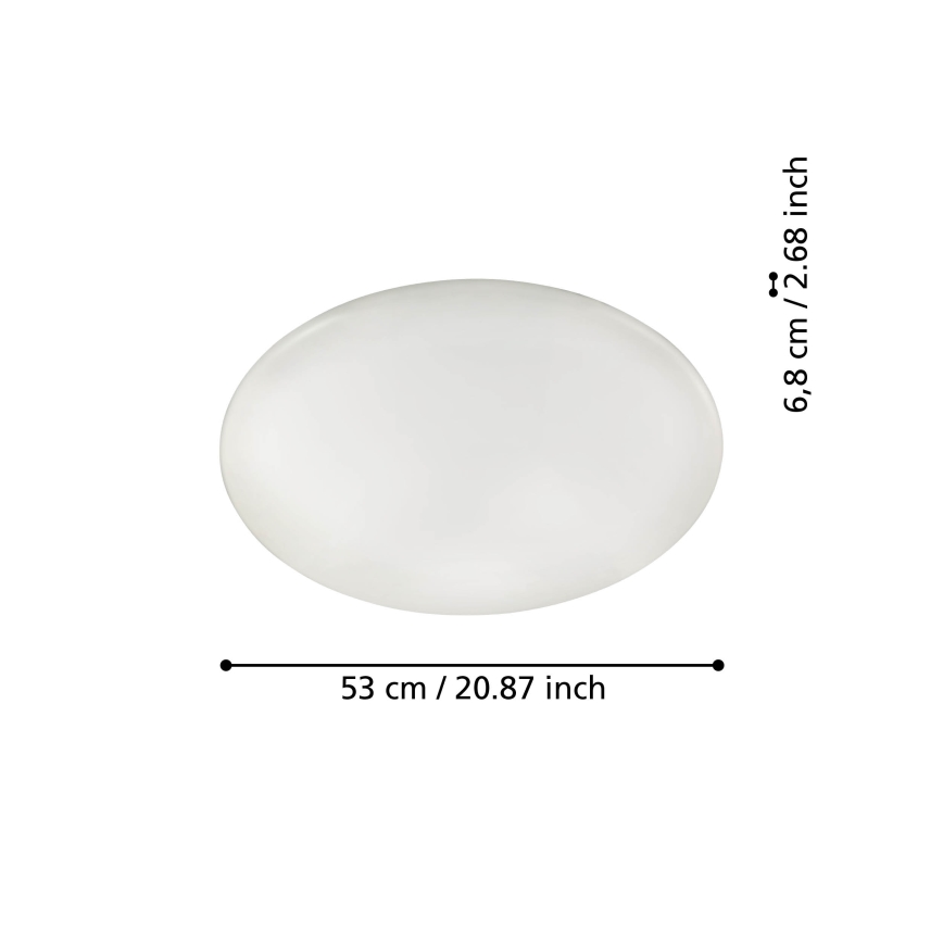 Eglo - LED Aptumšojama griestu lampa LED/44,8W/230V ZigBee