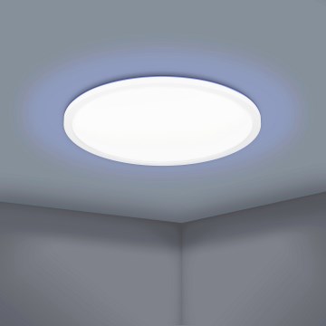 Eglo 900086 - LED RGBW Aptumšojama griestu lampa ROVITO-Z LED/14,6W/230V 2700-6500K d. 29,5 cm balta