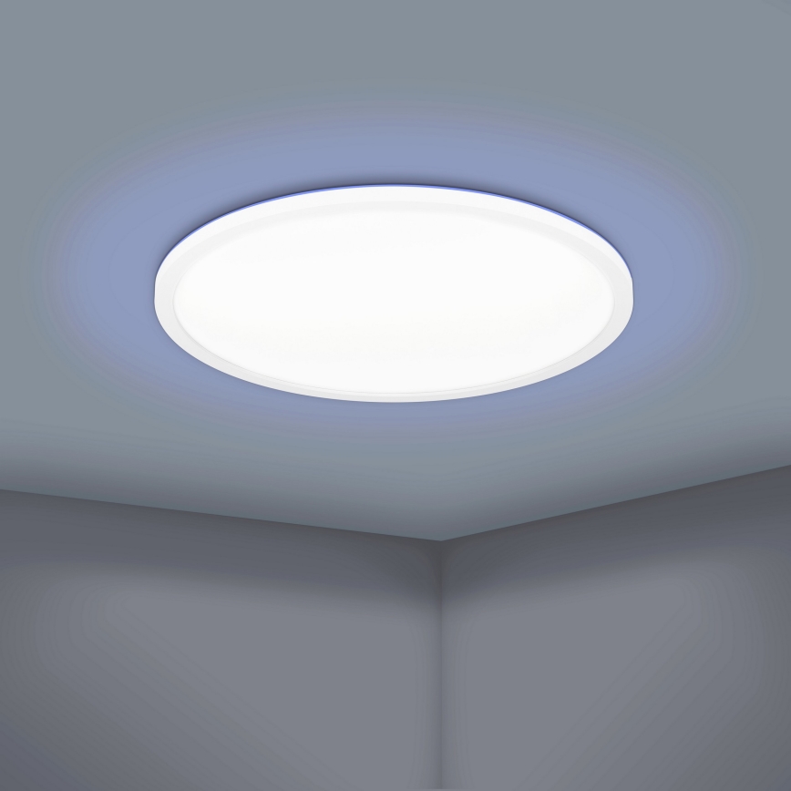 Eglo 900086 - LED RGBW Aptumšojama griestu lampa ROVITO-Z LED/14,6W/230V 2700-6500K d. 29,5 cm balta